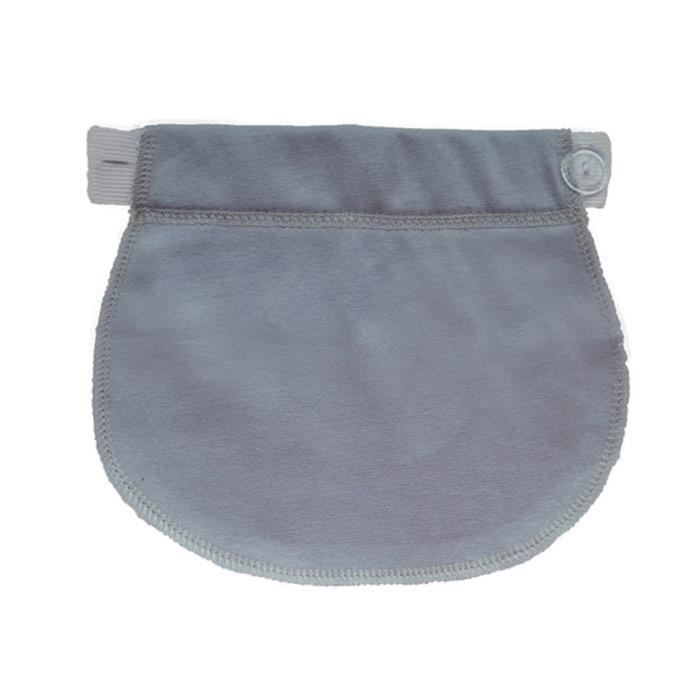 Ceinture d ajustement 1026 grossesse pantalon et jupe femme enceinte TU Gris clair Cdiscount Puericulture Eveil bebe