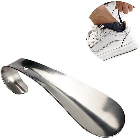 Acier inoxydable Durable Chaussure Corne Lifter Portable M tal