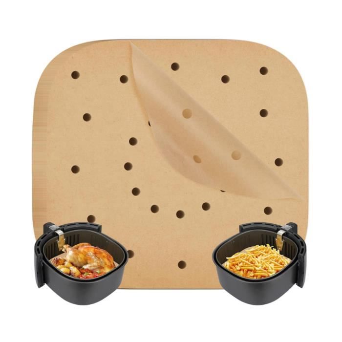 200 Feuilles Papier Sulfurisé Rond 30cm - Antiadhésif, Résistant à La Chaleur 230°C - Pour Air Fryer, Four, Barbecue