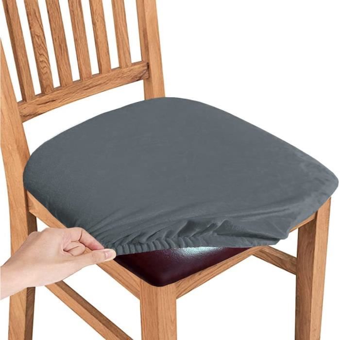 Housses De Siège De Directeur Lavables – Polyester, Rayures Bleu/blanc, Taille Réglable 53x20 à 53x41 Cm
