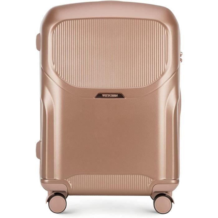 Valise Polycarbonate Turquoise – Légère, 8 Roues 360°, Sécurité TSA – Taille Moyenne