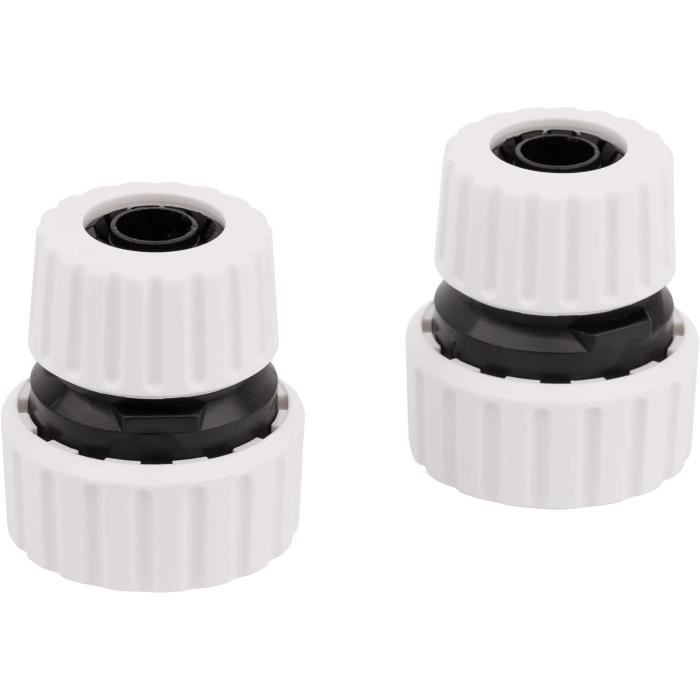 Raccords Tuyau Piscine Diamètre 32/38 Mm Vers 1,5" - Lot De 6 Pièces - Connexion Skimmer, Pompe, Filtre - Blanc