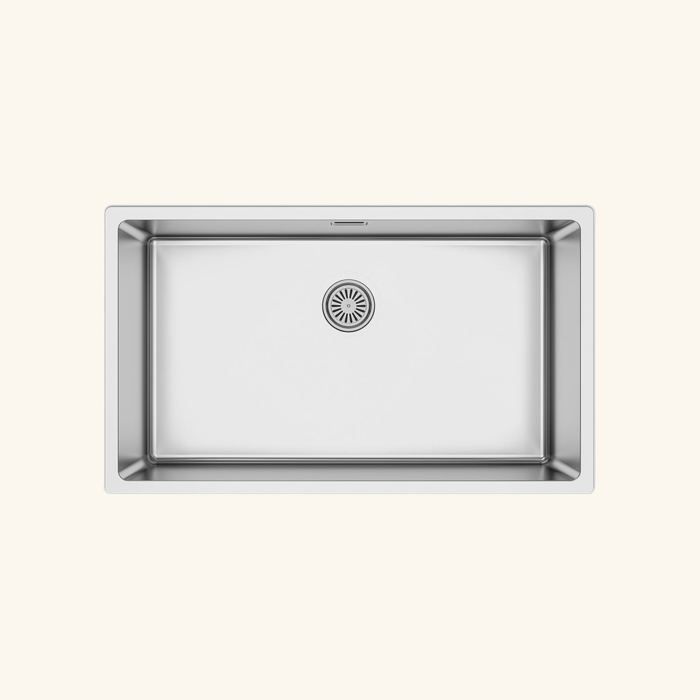 Evier inox sous-plan MAX 1 grand bac 750x440 440x750 Evier inox sous-plan MAX 1 grand bac 750x440 440x750