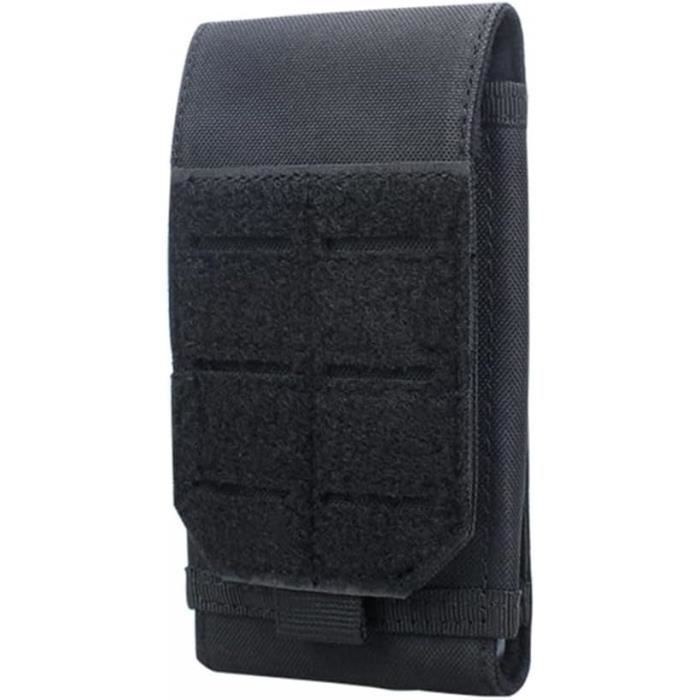 Pochettes de téléphone pour Sac à Dos Pochette de téléphone Sac de Fixation pour Sac à Dos pour randonnée Camping - Noir