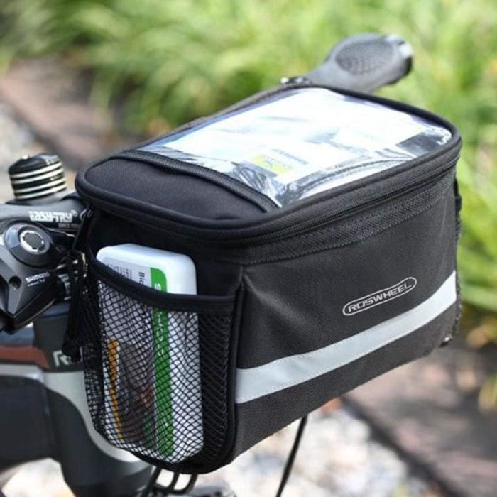 Avant de vélo Sacoche de Guidon et Multifonction pour Cyclisme VTT Pliant vélos