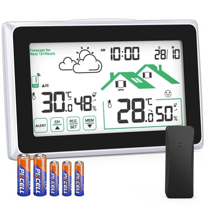 Station Météo Sans Fil Avec Écran Couleur - Capteur Radio Sans Fil