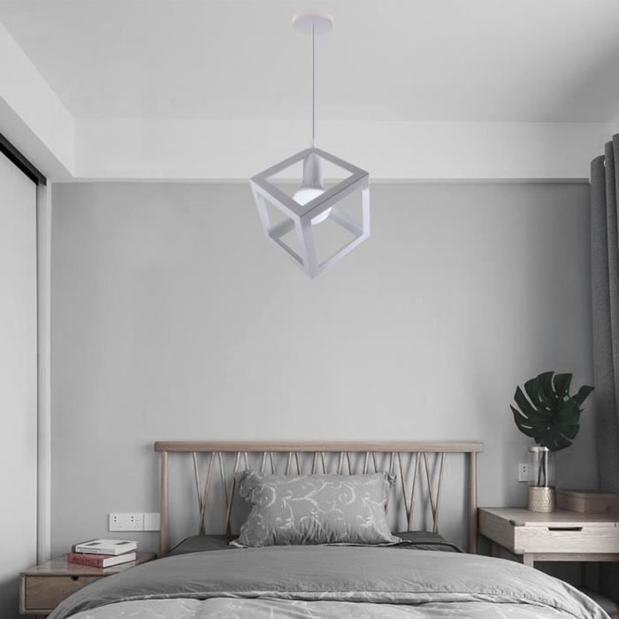 Lustre Suspension Simple Moderne Carre Plafond Lampe Eclairage Blanc Pour Salon Chambre Salle Achat Vente Lustre Suspension Simple Mo Soldes Sur Cdiscount Des Le 20 Janvier Cdiscount