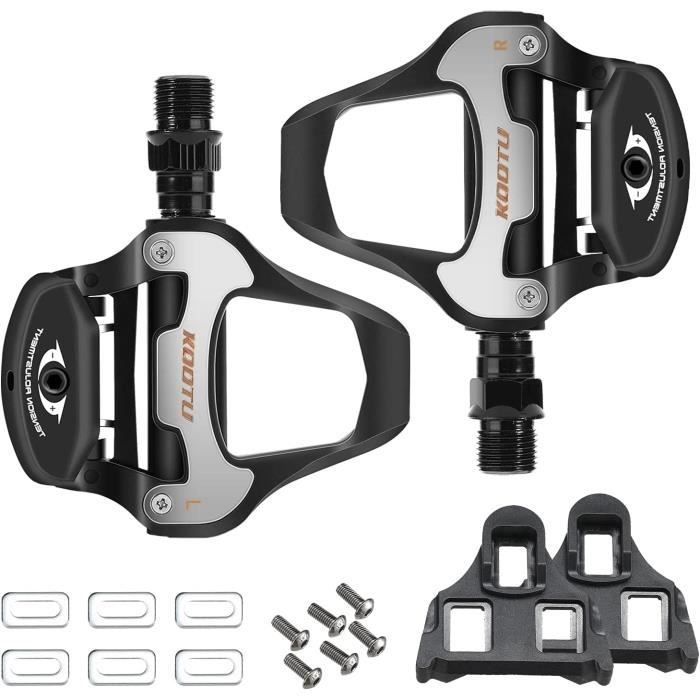 Pedales automatiques de velo de Course 9 16 en Aluminium Pedale pour Velo Universelle pedales de velo de A387 Cdiscount Sport