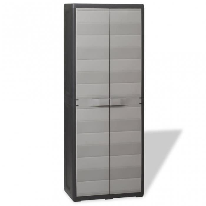 Armoire Coffre De Jardin En Plastique Noir Gris 65x38x171cm Cs437031 Achat Vente Armoire De Chambre Armoire Coffre De Jardin En Pl Soldes Sur Cdiscount Des Le 20 Janvier Cdiscount