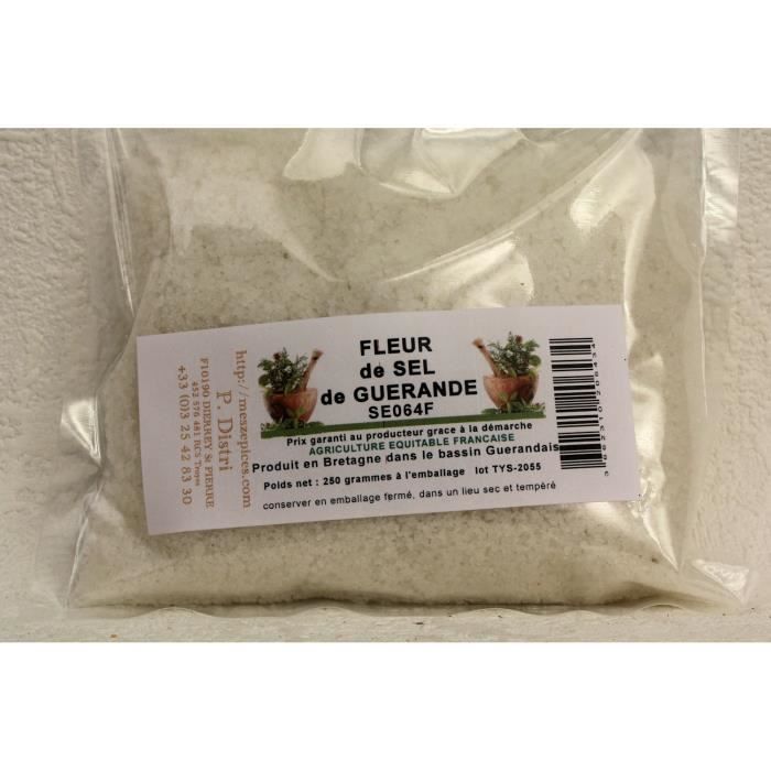 Fleur de sel de Guerande sachet de 250 grammes Cdiscount Au quotidien