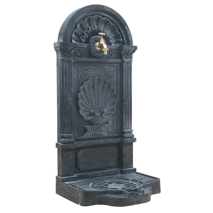 Fontaine A Poser Murale Style Ancien En Fonte D Aluminium Grise De
