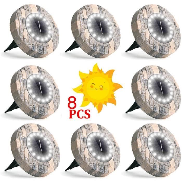Phare Solaire Rotatif LED - Décoration Extérieure, Rotation 360°, Autonome, IP44, Pour Jardin, Terrasse, Balcon