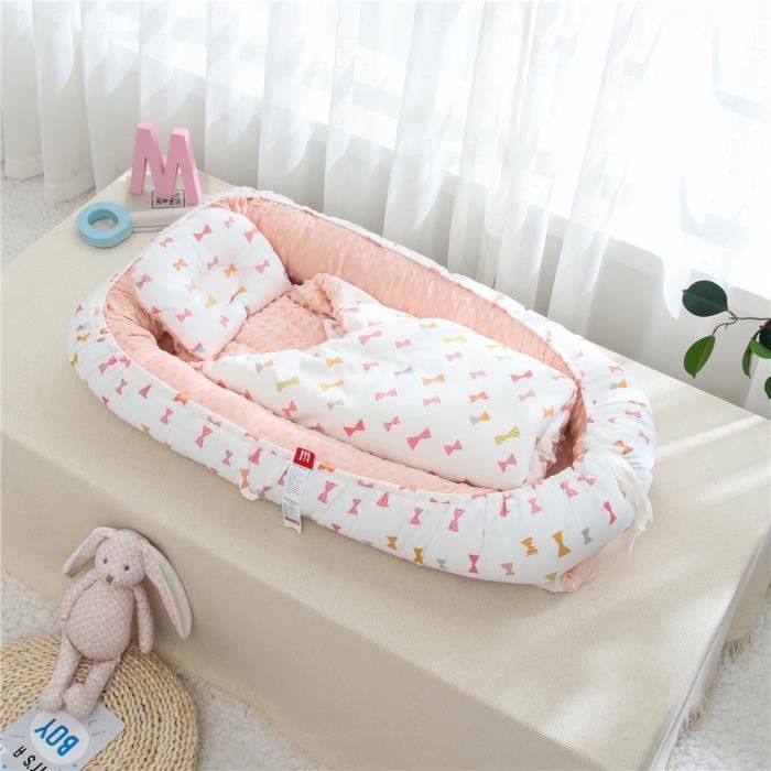Reducteur De Lit Bebe 90x50cm Nouveau Ne 100 Coton Baby Nest Medi Partners Doublure Amovible Couverture Papillon Cdiscount Puericulture Eveil Bebe