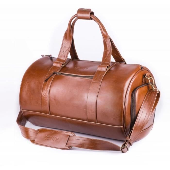 Sac bowling on sale cuir homme