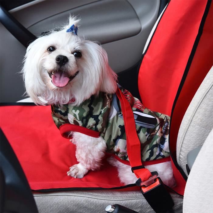 L] Ceinture chien voiture, Laisse Harnais de securite voiture pour