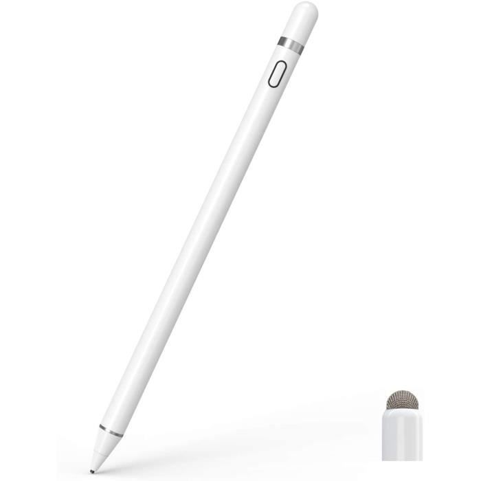 Elixir - Stylet actif compatible avec Apple iPad, stylets pour écrans  tactiles, rechargeable capacitif 1,5 mm pointe fine avec iPhone iPad et  autres tablettes (blanc) - Stylet - Rue du Commerce