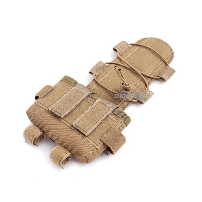 Pochette Nylon Velcro Pochette MOLLE Pour Tubes (pods) De Paintball - 1