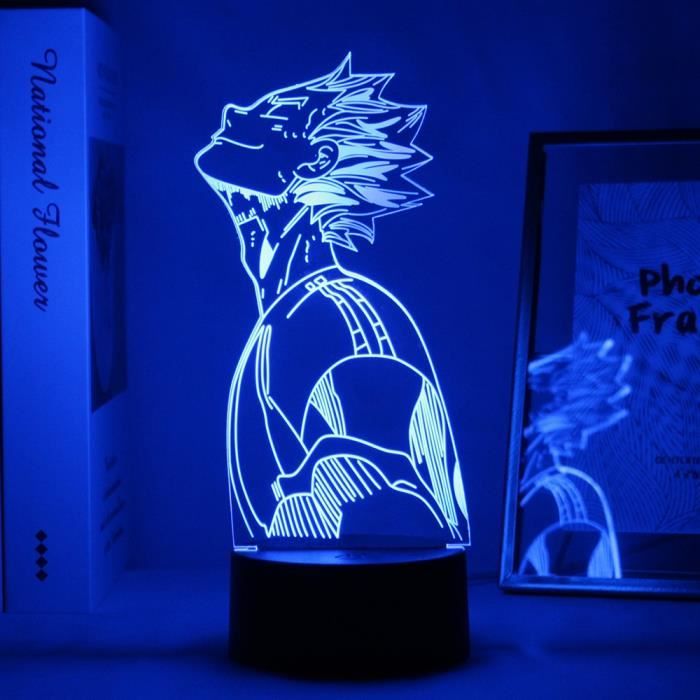 16 couleur avec lampe manga veilleuse lampe de chevet