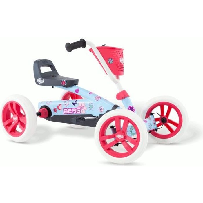 Kart à pédales Buzzy Bloom - BERG - Jaune - 4 roues - Pour enfants de 2 à 5 ans