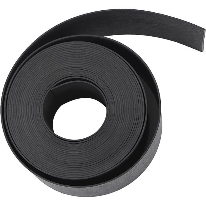 WOLTU Bordure Jardin Flexible - 20m X 5cm, Noir, Avec 60 Piquets