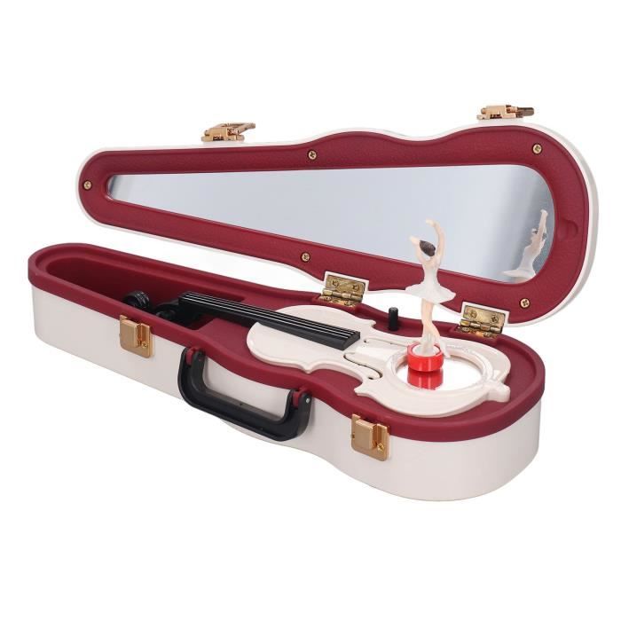 Violon Jouet Pour Enfants - Instrument Débutant Avec Cordes Réglables, Colophane - Éveil Musical, Cadeau Anniversaire - Matériau ABS Durable