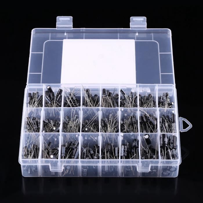 100pc 10 valeurs 10uf-470uf Assortiment électrolytique AUDIO condensateur Assortiment Kit R 100pc 10 valeurs 10uf-470uf Assortiment électrolytique AUDIO condensateur Assortiment Kit R
