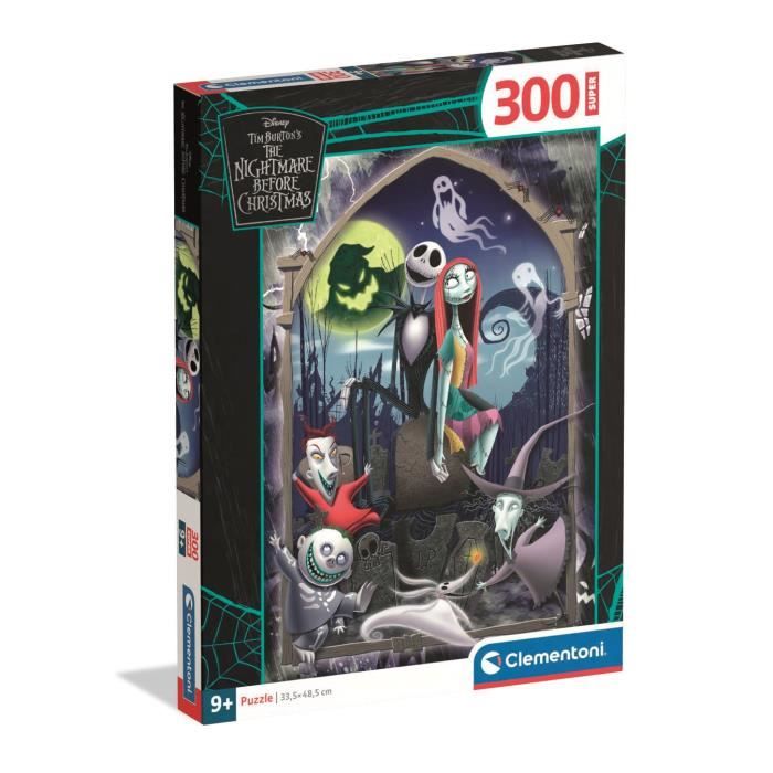 Puzzle 300 pièces : 'étrange Noël de Monsieur Jack Clementoni Puzzles