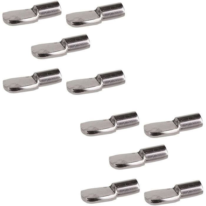 55 Goupilles De Support D'Étagère YIXISI – 4 Styles – Métal Acier Inoxydable – 5 Mm Et 6 Mm – Pour Armoires Et Bibliothèques