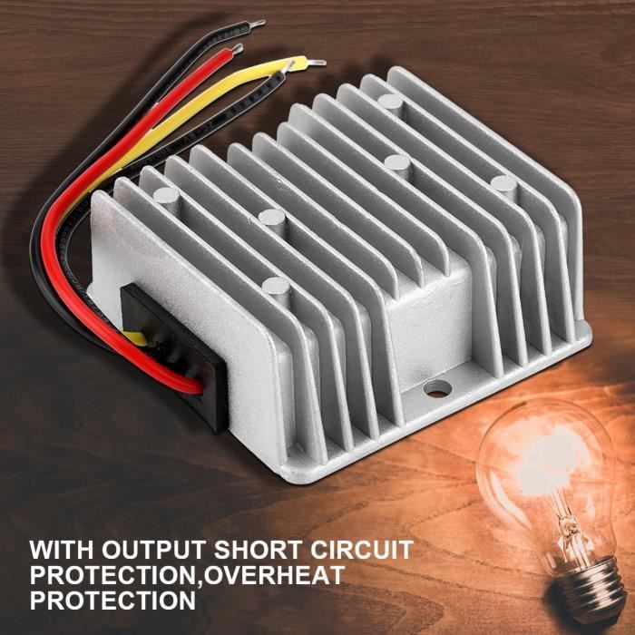 Module Convertisseur DC 12V à 19V 5A 95W - Alimentation Voiture étanche, Pour écrans, Ordinateurs Portables, Systèmes électroniques - 2