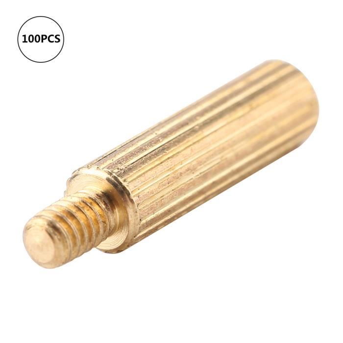 Lot De 20 Entretoises Hexagonales Laiton étamé M2.5x14.5 SW5 - Sibalco