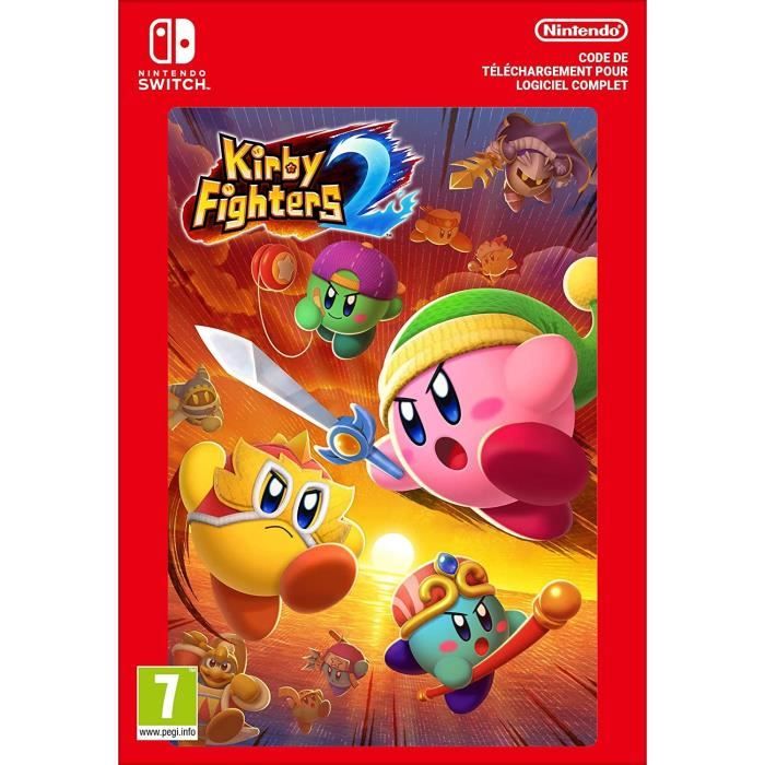 Kirby Fighters 2 • Code de téléchargement pour Nintendo Switch