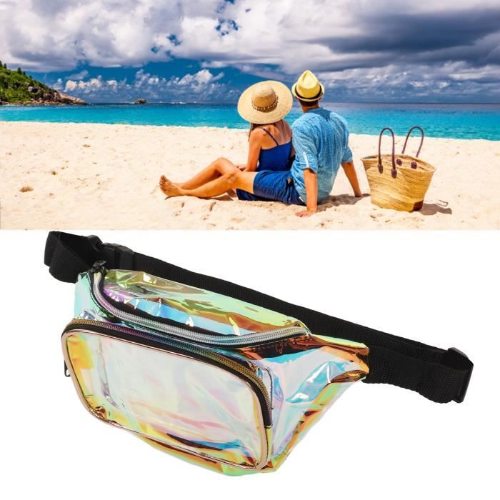 TIM Zerone sac de taille Sac banane iris Transparent sac de