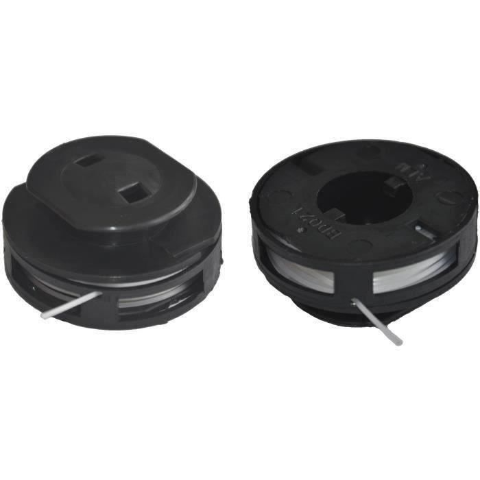 Bobineau adaptable pour coupe bordure BLACK & DECKER modèles GLCA Accu et autres - Livré avec fil de