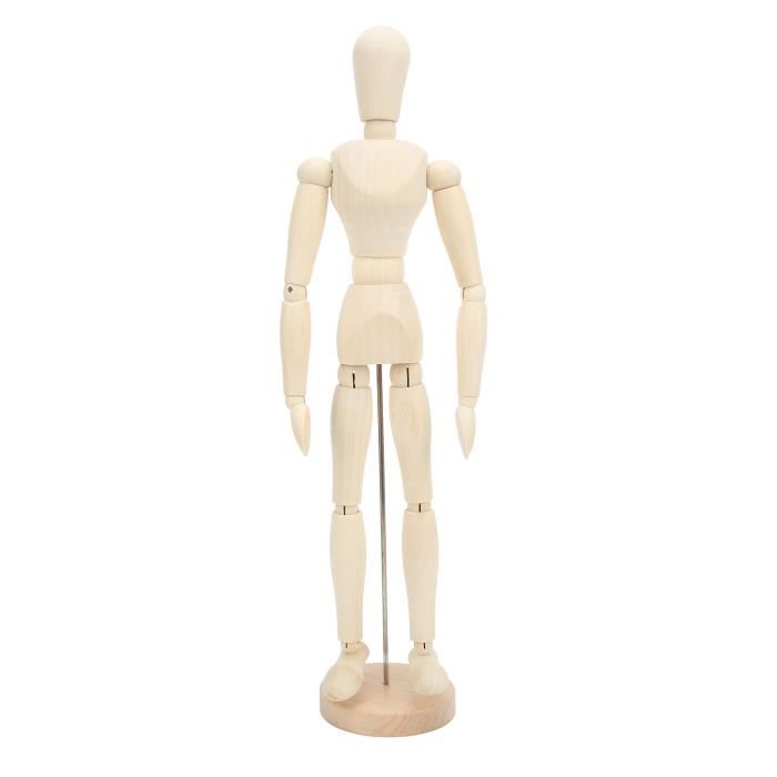 Paintersisters® Poupée articulée 20cm de Haut, Mannequin, poupée de Dessin, en Bois de Samal Fin - FSC, poupée de Dessin en Bois, Figurine en Bois, poupée de Bois Paintersisters® Poupée articulée 20cm de Haut, Mannequin, poupée de Dessin, en Bois de Samal Fin - FSC, poupée de Dessin en Bois, Figurine en Bois, poupée de Bois