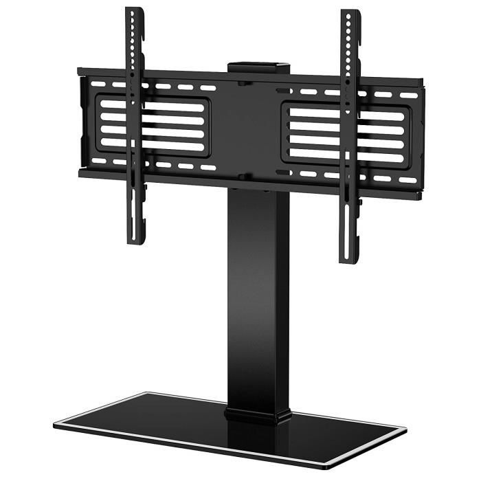FITUEYES Meuble Télé avec Support TV Pied Pivotant pour TV Plasma PC
