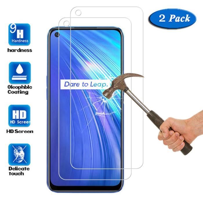 [2 Pack] Realme 6 Protecteur d'écran (6.5\