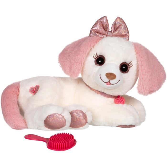 Peluche chien Puppy Bella GIPSY TOYS Toute douce qui sillumine au rythme de jolies mélodies 30 cm