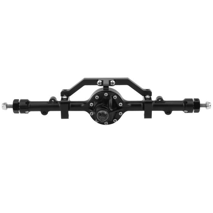2 pièces fusées d'essieu en métal RC, support de moyeu de direction en alliage d'aluminium pour camion JLB 1/10, pièces RC haute résistance résistantes à l'usure avec 4 vis en (Rouge