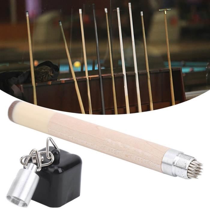 Porte-craie Aluminium Pour Queue De Billard - Compact Et Portable