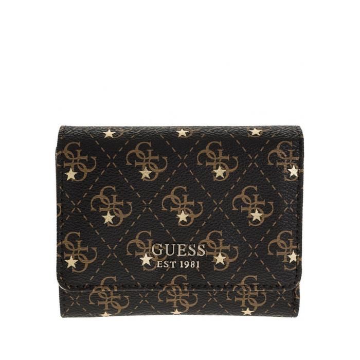 Guess Portefeuille Femme Affair Small Sg717943 Brun Achat