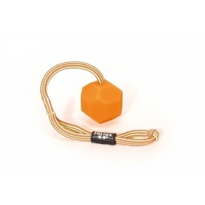 Meilleurs prix pour Balle IDC fluorescente orange fluo Ø 60 mm avec poignée