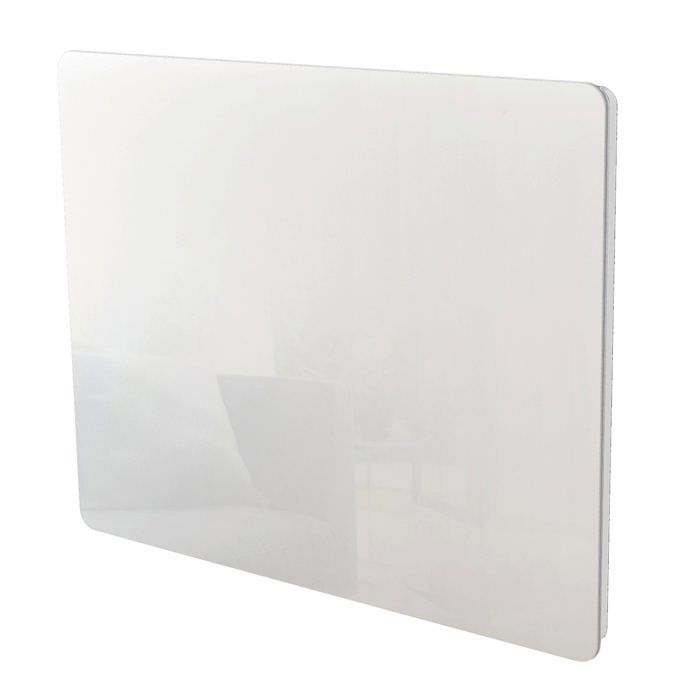 Radiateur électrique céramique GLASS blanc 1000W
