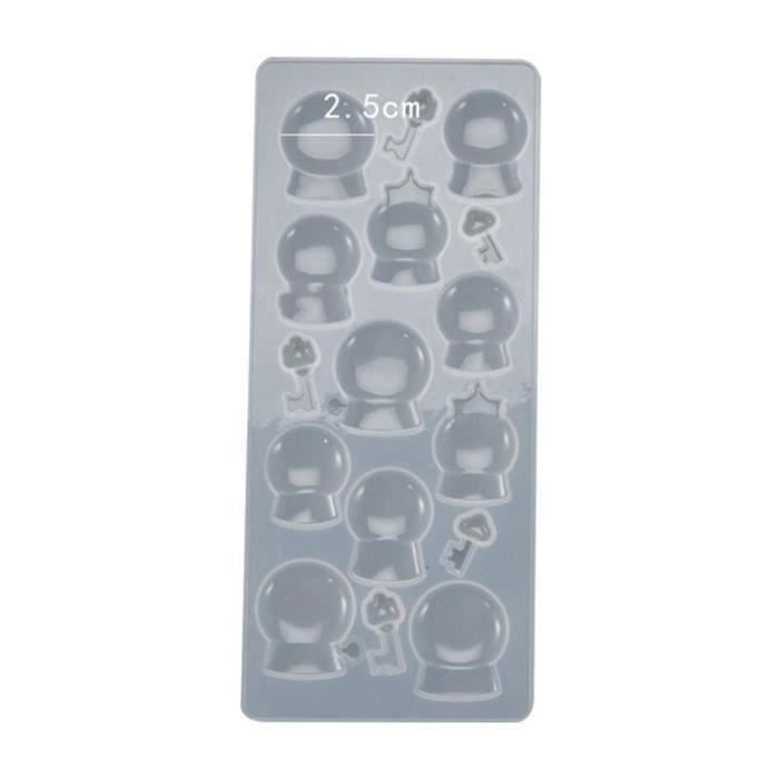 SOFEA DIY Runes Symbole Cristal Résine époxy Moule Cercle Divination Board Moule Silicone