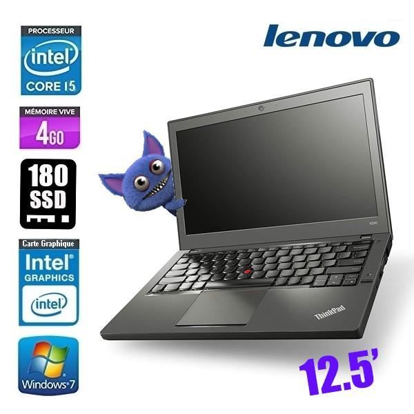 Top achat PC Portable LENOVO THINKPAD X250 I5 5300U 2.3Ghz pas cher