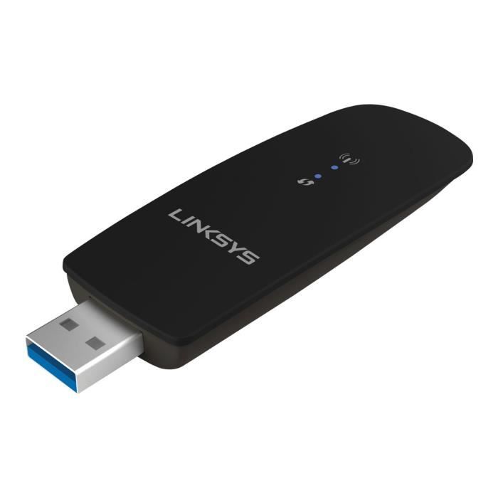 Linksys WUSB6300 - Adaptateur réseau - USB 3.0 - 802.11b, 802.11a, 802.11g, 802.11n, 802.11ac