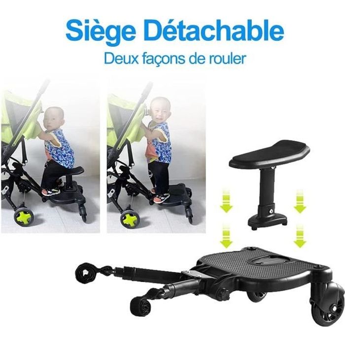 Planche Poussette Universelle, Marche Pied Poussette, Planches à Roulettes,  Compatible avec Toutes Les Poussettes - Cdiscount Jeux - Jouets