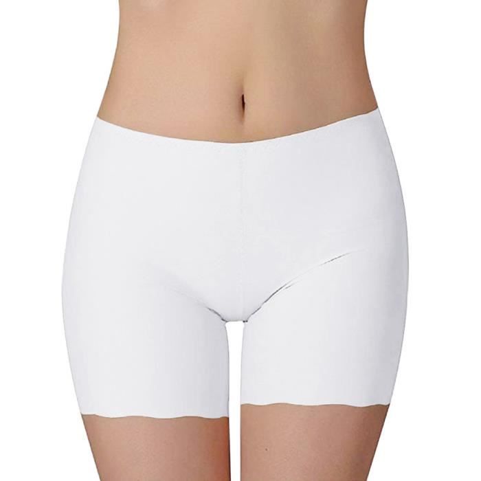 shorty femme coton sans couture