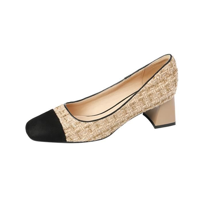 Escarpins Femme Marque Mod le Talon Aiguille Couleur Beige