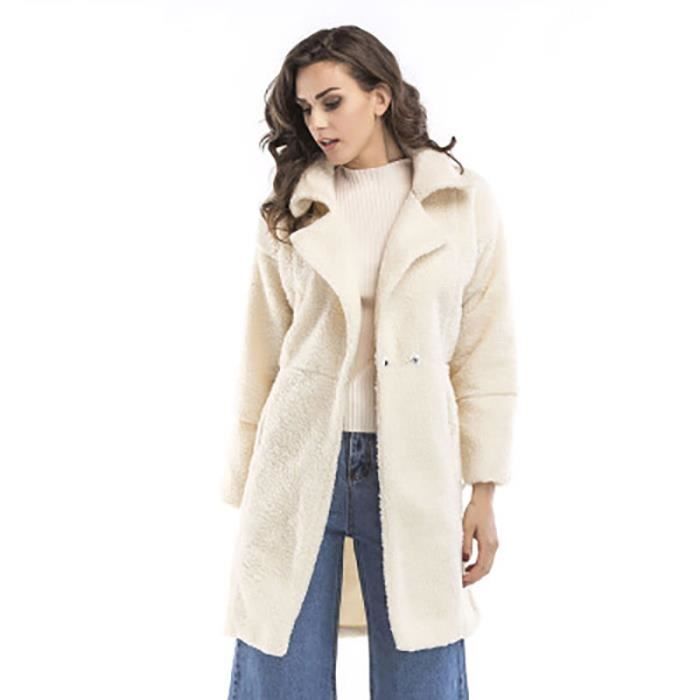 Manteau doublé online mouton femme