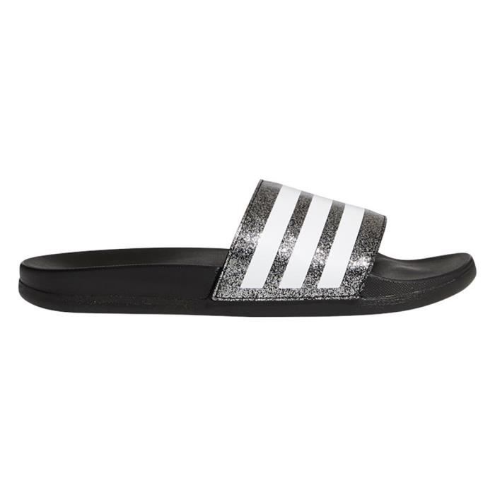 Adidas Adilette Comfort Claquettes Mixte enfant Core Black-Ftwr White-Core Black 33 EU